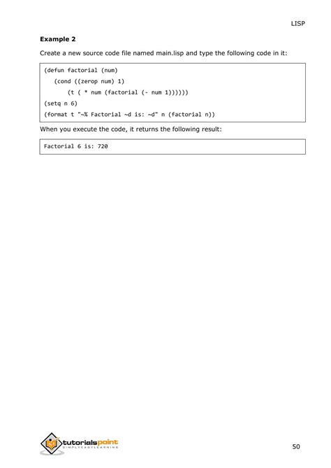 Toradh íomhá ar Lisp Programming Language Tutorial