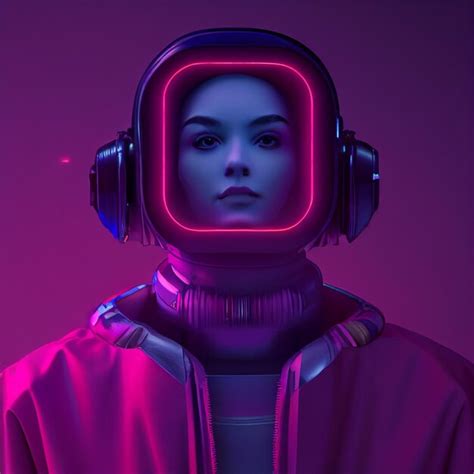 Toradh íomhá ar Futuristic Robot Cyborg