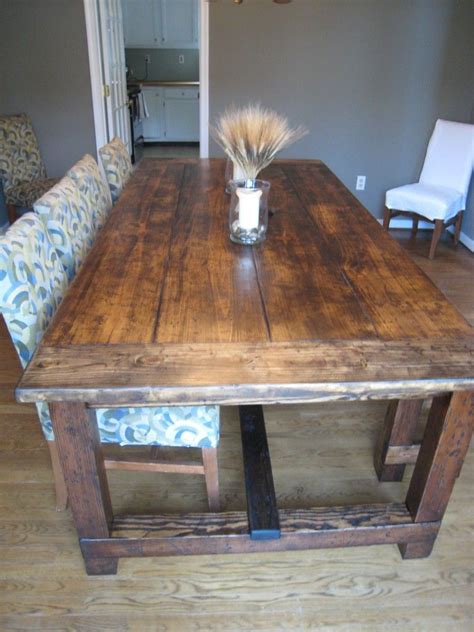 Image result for DIY Rustic Dining Room Table