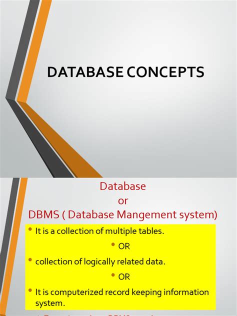 Image result for Examples of Database Concepts