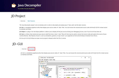 Image result for Java Decompiler JD-GUI Releases