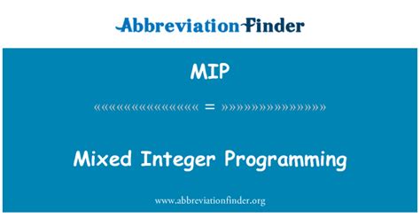 Image result for Mixed Integer Programming MIP