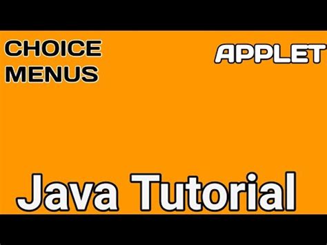 Image result for Choice in Java Applet