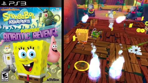 Afbeeldingsresultaten voor Spongebob Plankton's Robotic Revenge PS3 3D Cover
