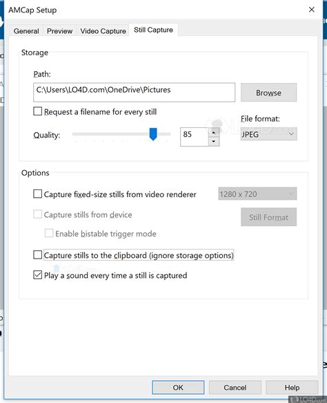Toradh íomhá ar AMCap Free