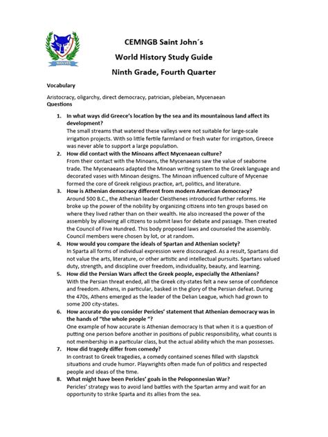 Image result for 9th Grade History Worksheets