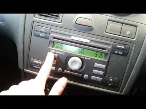 Image result for Ford Fiesta Radio Code Enter