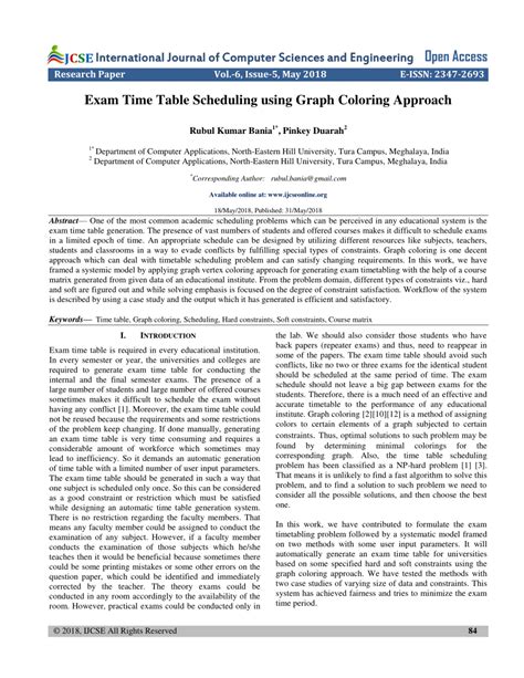 Image result for Graph Coloring Scheduling