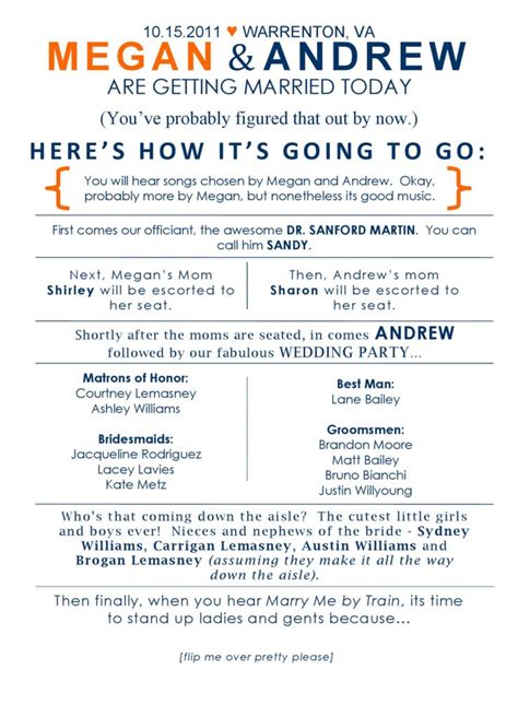 Image result for Sample of Wedding Program Wording