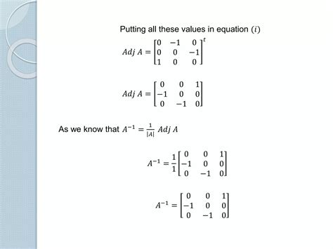 Image result for Cofactor Matrices