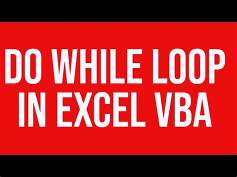 Image result for While Loop Excel
