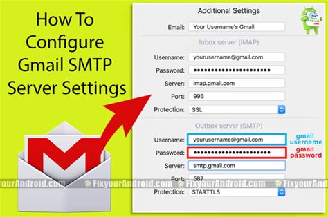 Résultat d’images pour Gmail SMTP Server Address