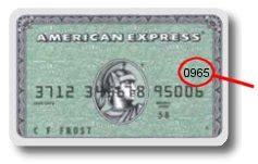 Image result for Amex CSC Code Location