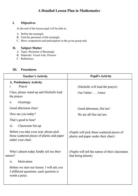 Lesson Objectives Examples For Math に対する画像結果