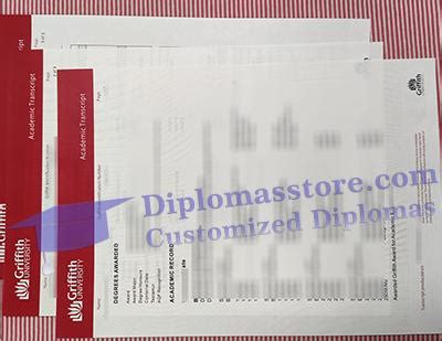 Image result for Academic Transcript Griffith University