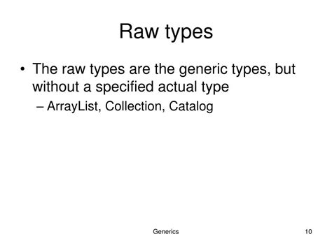 Difference Between Generic Type and Raw Type in Java に対する画像結果