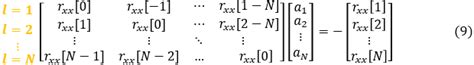 Image result for Yule-Walker Equations Explained
