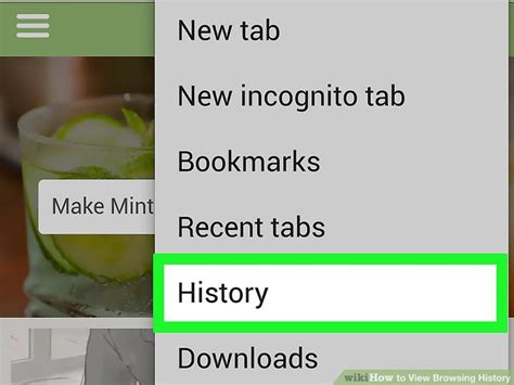 Image result for Browsing History View