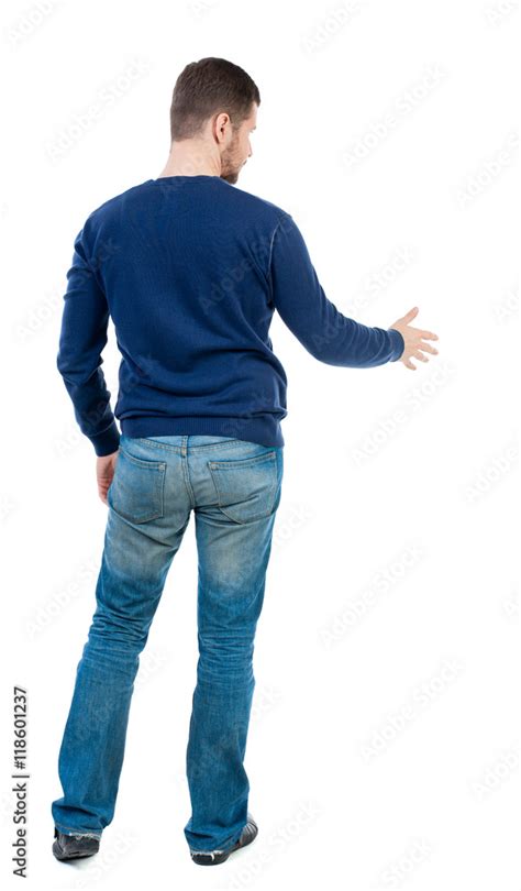 Image result for Man with Hand Out Back View