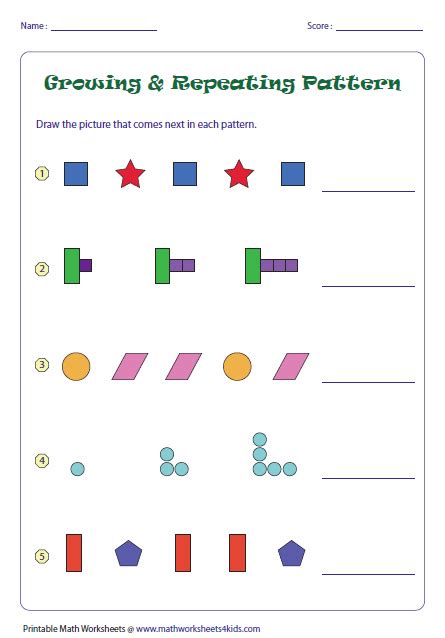 Image result for Growing Patterns Grade 2 Worksheets