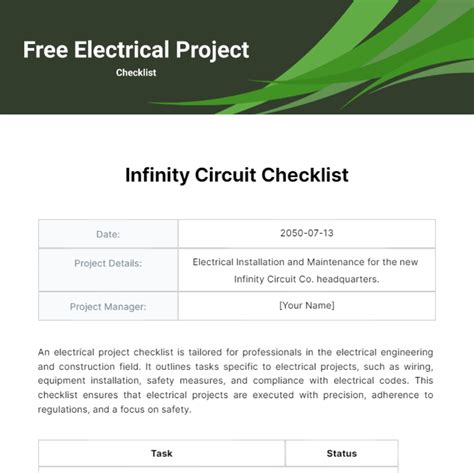 Image result for Project Quality Plan Template Electrical Engineering