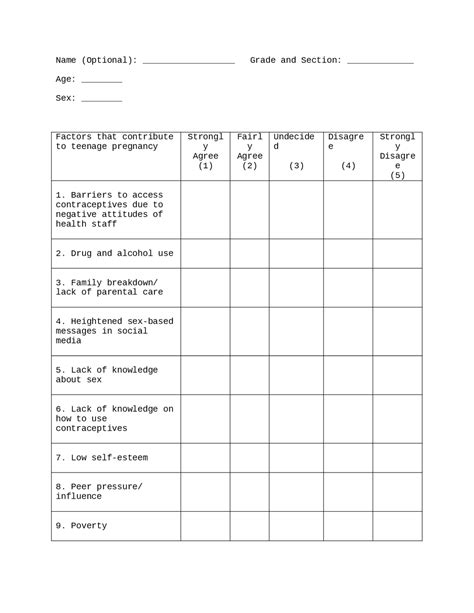 Afbeeldingsresultaten voor Research Questionnaire Sample for Students Grades Using Chi-Square