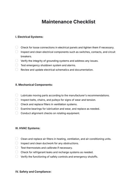 Image result for PCB Machine Maintenance Checklist