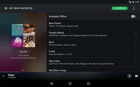 Image result for Spotify Android