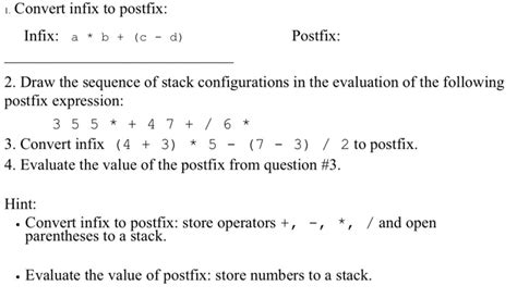 Afbeeldingsresultaten voor How to Convert Infix to Postfix