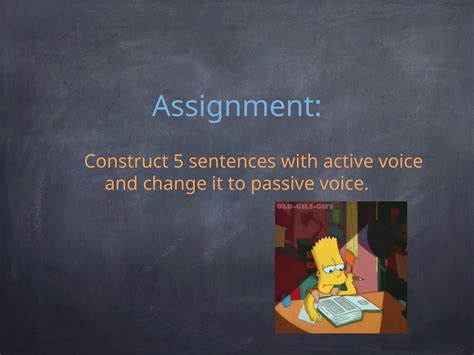 Image result for Construct Five Active Voice Sentences