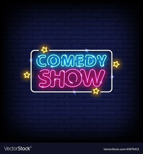 Image result for Comedy Neon Sign Vector