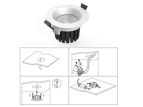 Toradh íomhá ar LED Recessed Downlight SKP