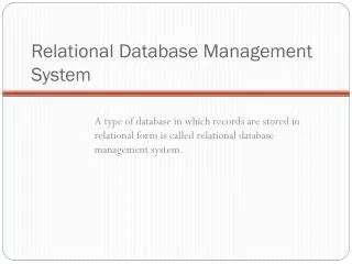 Image result for Relational Database Management System PPT