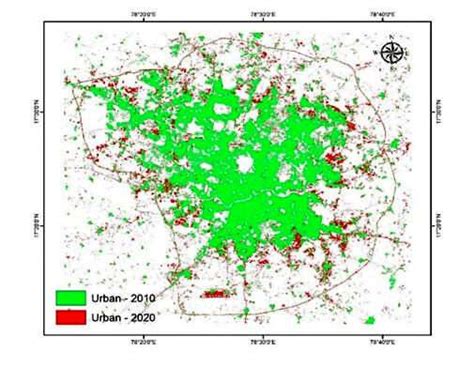 Image result for Urban Sprawl Map