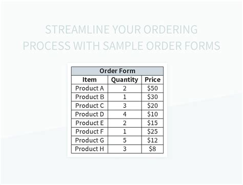 Image result for Order Process Template