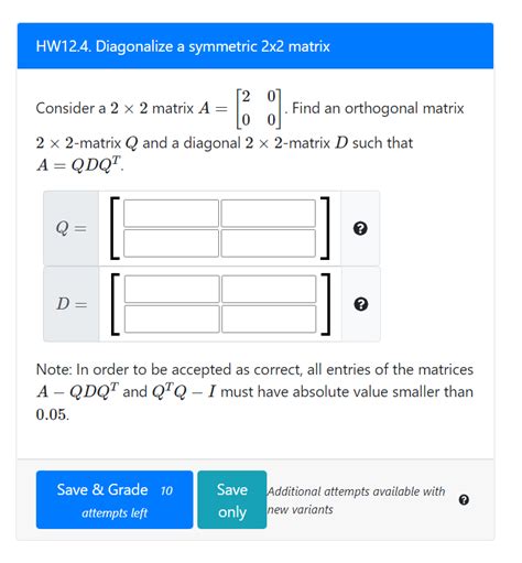 Diagonalizing a Symmetric Matrix に対する画像結果
