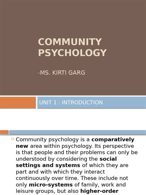 Image result for Community Psychology PDF