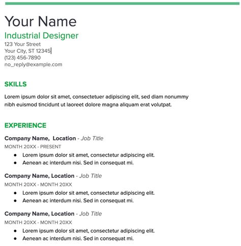 Image result for Google Docs Resume Templates Free