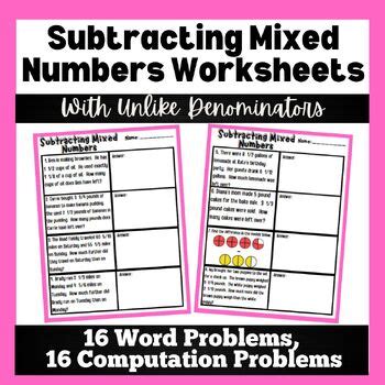 Image result for Mixed Number Word Problems