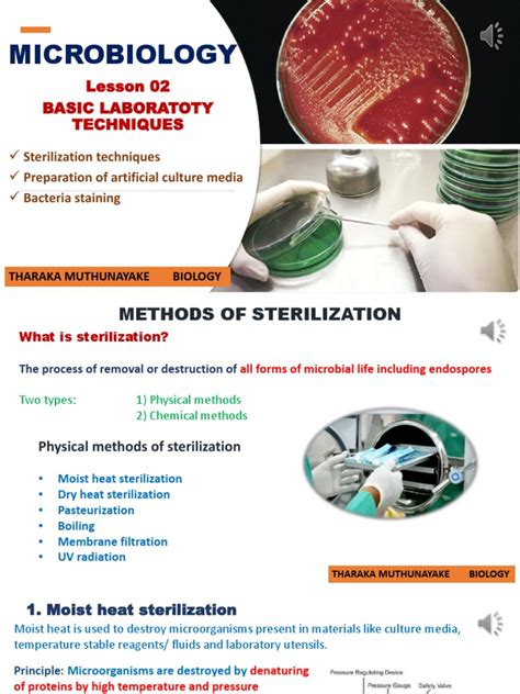 Lesson 2 - Basic Laboratory Techniques in Microbiology | PDF ...
