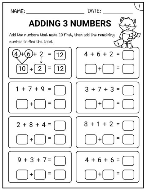 Image result for Adding Numbers Worksheets for Grade 1