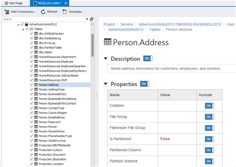 Toradh íomhá ar SQL Address Table