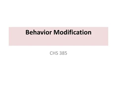 Image result for Behavior Modification Subject