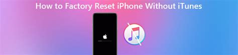 Reset iPhone without iTunes に対する画像結果