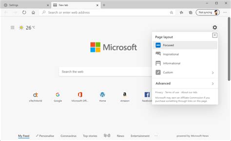 Image result for How to Set Edge Homepage