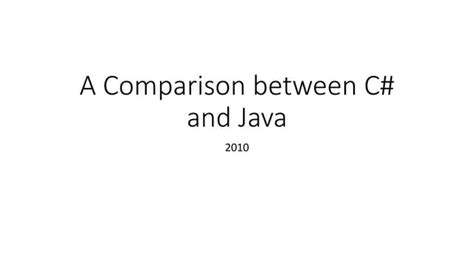 Image result for Diffrences Bitween C# and Java
