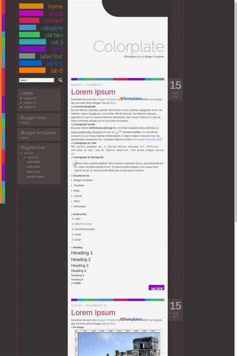 Image result for Blog Template Colorlib