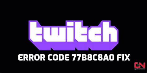 Error Message Code Twitch に対する画像結果