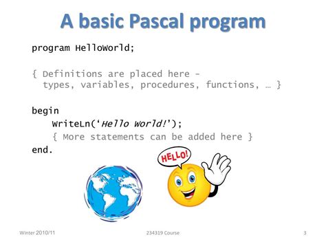 Image result for Programme Pascal