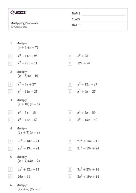 Image result for Grade Ten Math Binomial Questions